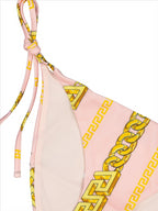 Moda de playa Bas de bikini Chain Versace Rosa Femme