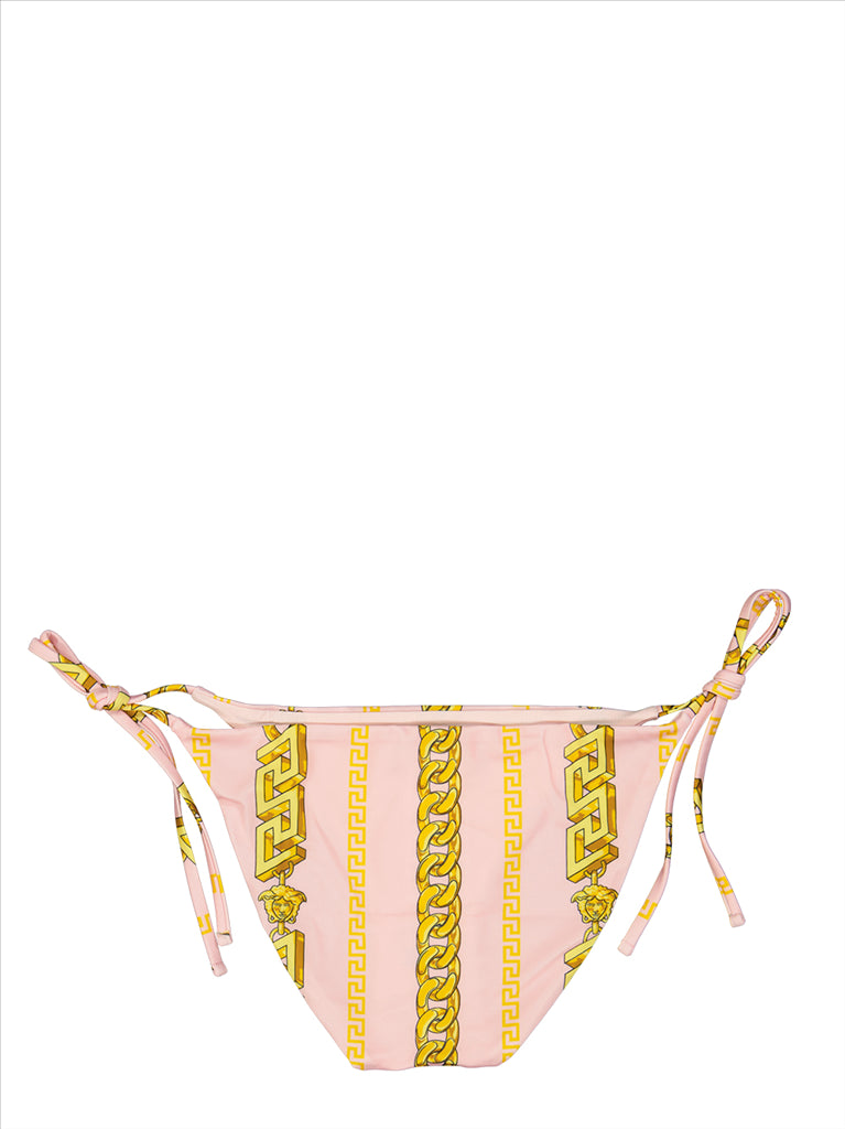 Moda de playa Bas de bikini Chain Versace Rosa Femme