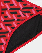 Beachwear Greca Bikini Bottom Versace Red Women