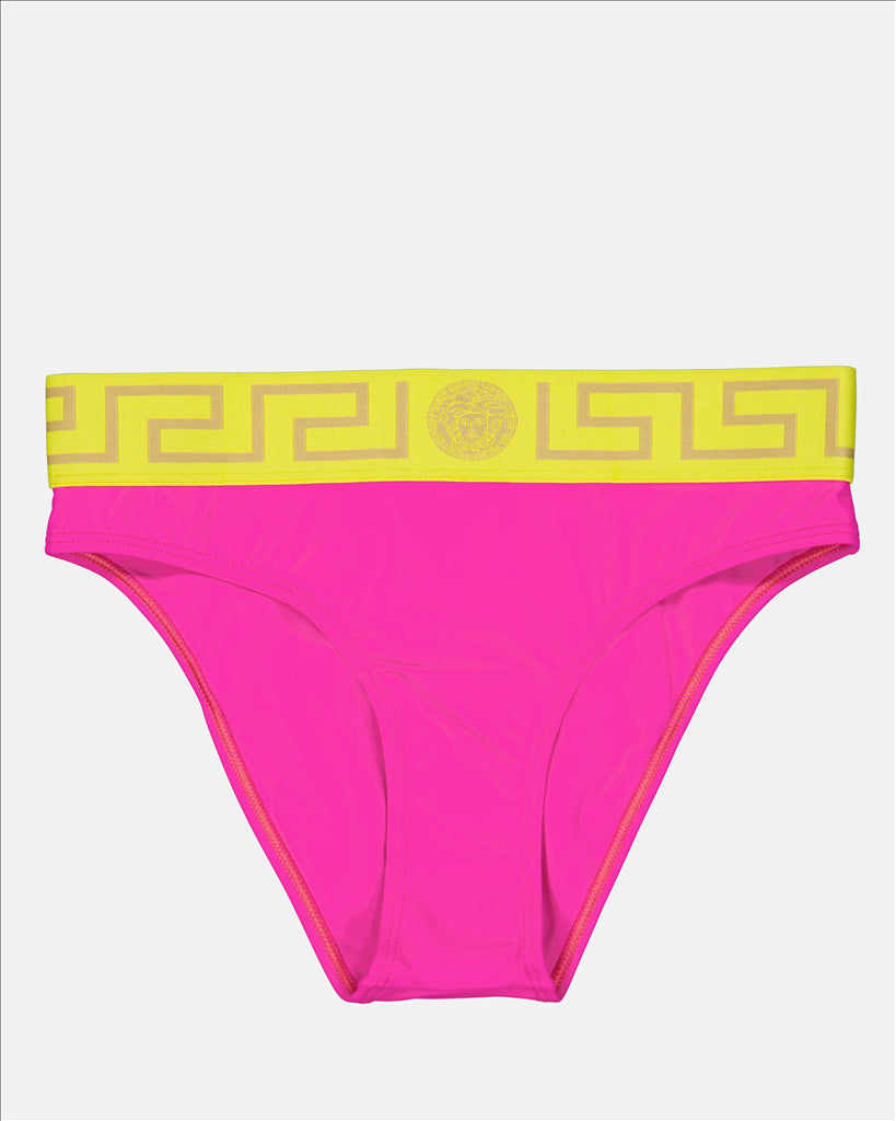 Moda praia Bas de bikini Medusa Greca Versace Rosa Femme