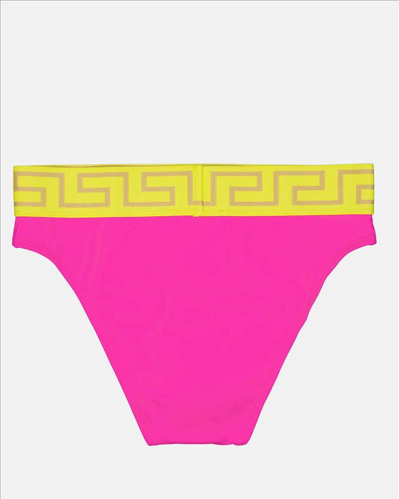 Moda praia Bas de bikini Medusa Greca Versace Rosa Femme