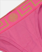 Moda praia Bas de bikini Medusa Versace Rosa Femme