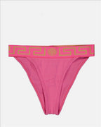 Moda praia Bas de bikini Medusa Versace Rosa Femme
