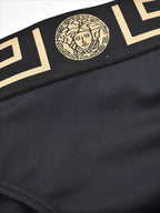 Strandmode Bikini Bottom Versace Schwarz Femme