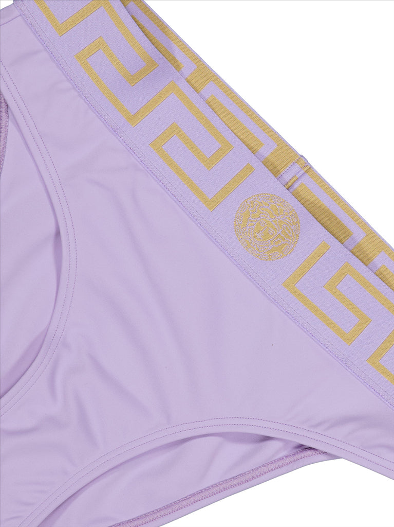 Moda de playa Bas de bikini Versace pour Femme Violet Versace Púrpura Femme