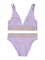Moda de playa Bas de bikini Versace pour Femme Violet Versace Púrpura Femme