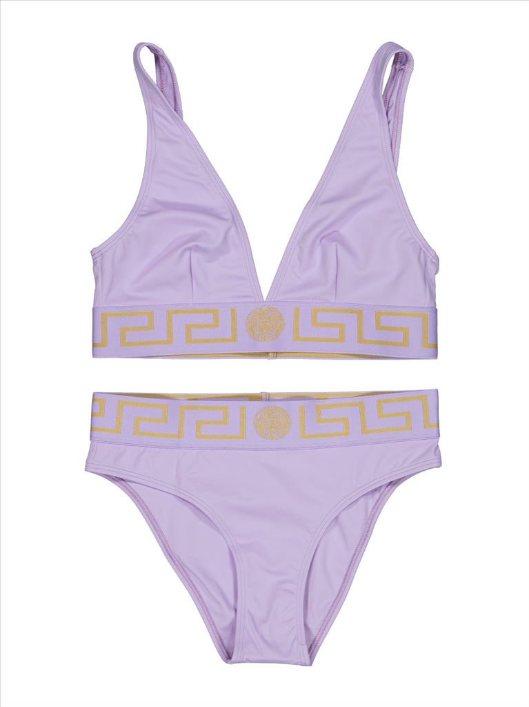 Moda praia Bas de bikini Versace pour Femme Violet Versace Roxo Femme