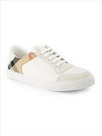 Baskets Baskets à carreaux Burberry Blanc Homme