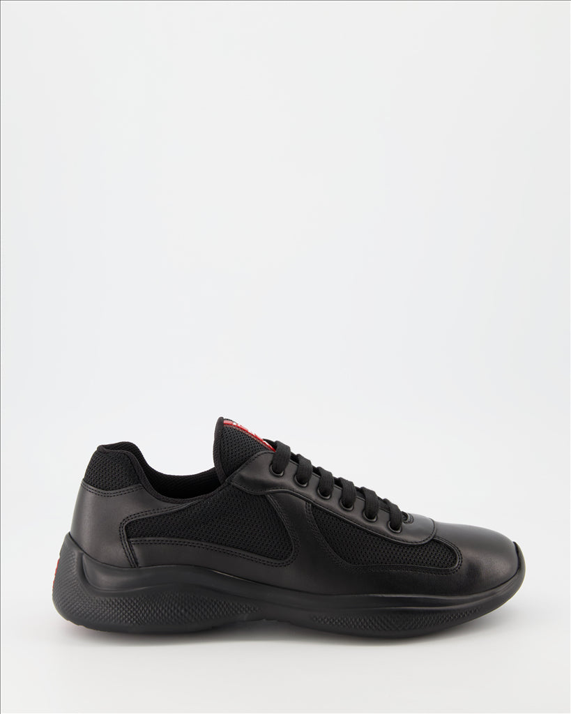 Baskets Baskets America's Cup Noir Linea Rossa Noir Homme