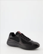 Baskets Baskets America's Cup Noir Linea Rossa Noir Homme