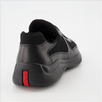 Baskets Baskets America's Cup Noir Linea Rossa Noir Homme