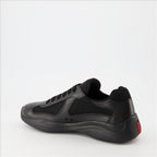 Baskets Baskets America's Cup Noir Linea Rossa Noir Homme