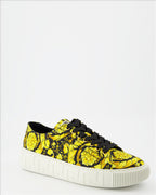 Baskets Baskets Barocco Versace Jaune Homme