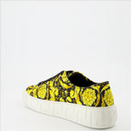 Baskets Baskets Barocco Versace Jaune Homme