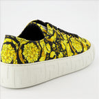 Baskets Baskets Barocco Versace Jaune Homme