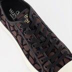 スニーカー アイコニックな Totaloop ロー スニーカー Valentino Garavani 茶色 男