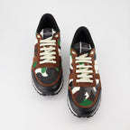 Sneaker Camouflage Rockrunner Sneakers Valentino Garavani Grün Homme