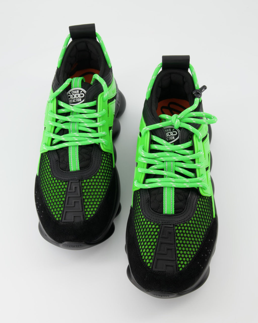 Sneaker Baskets Chain Reaction Versace Verde Homme