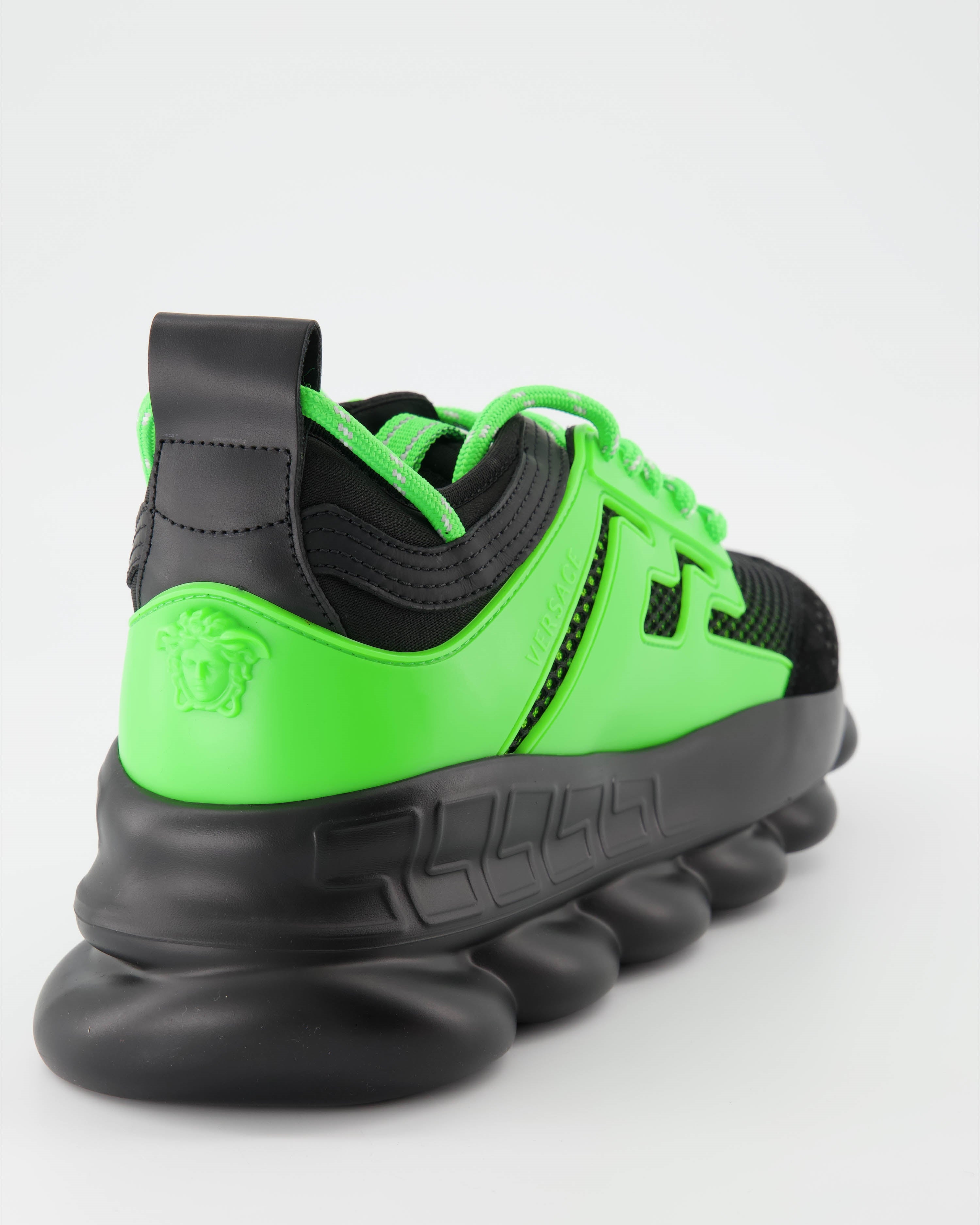 Sneaker Baskets Chain Reaction Versace Verde Homme