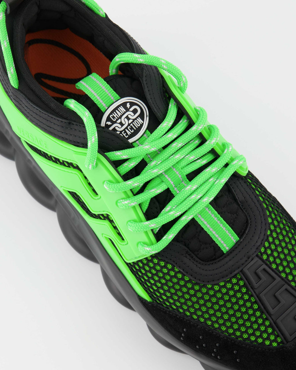 Sneaker Baskets Chain Reaction Versace Verde Homme