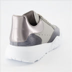 Sneaker Baskets Court Trainer Alexander McQueen Gris Homme