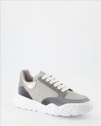 Sneaker Baskets Court Trainer Alexander McQueen Gris Homme