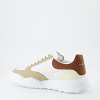 Sneaker Baskets Court Trainer Alexander McQueen Beige Homme