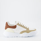 Sneaker Baskets Court Trainer Alexander McQueen Beige Homme