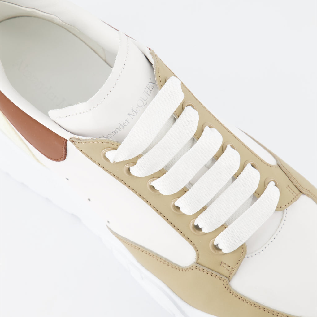 Sneaker Baskets Court Trainer Alexander McQueen Beige Homme