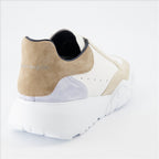 Sneaker Baskets Court Trainer Alexander McQueen Beige Homme