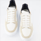 Sneaker Baskets Court Trainer Alexander McQueen Beige Homme