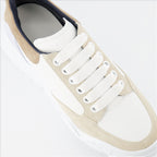 Sneaker Baskets Court Trainer Alexander McQueen Beige Homme