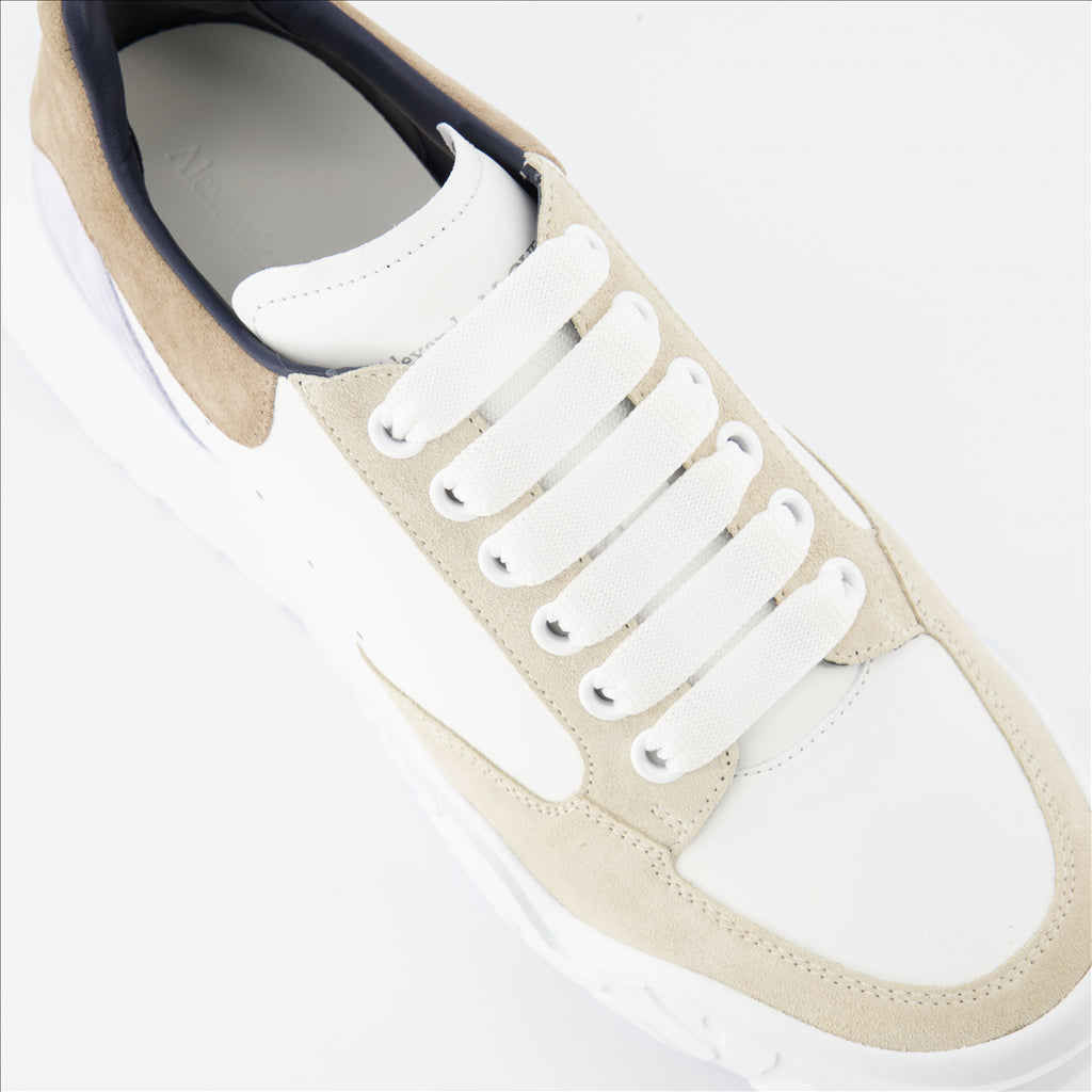 Sneaker Baskets Court Trainer Alexander McQueen Beige Homme