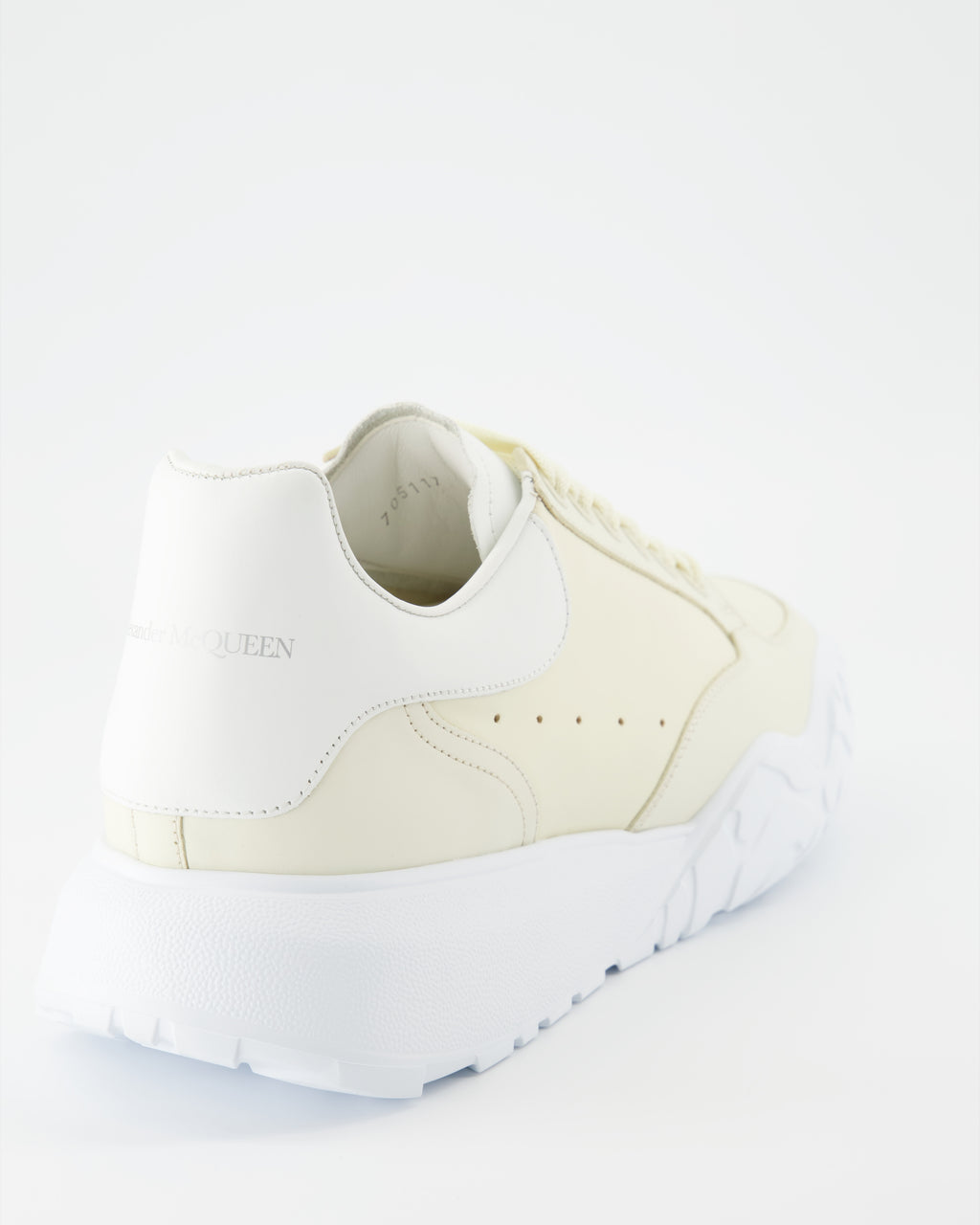 Sneaker Baskets Court Trainer Alexander McQueen Beige Homme