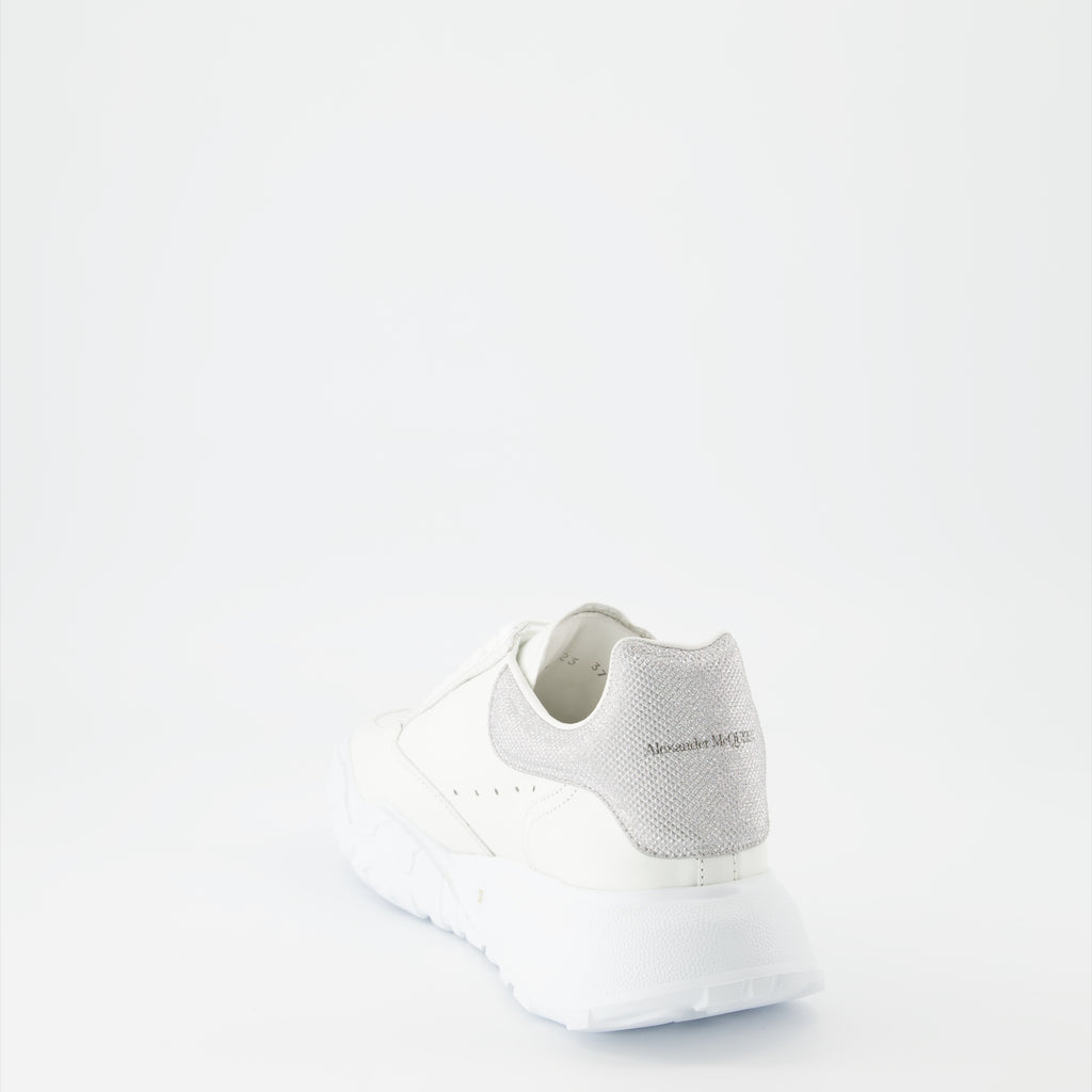 Sneaker Baskets Court Trainer Alexander McQueen Grau Femme