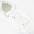Sneaker Baskets Court Trainer Alexander McQueen Grau Femme