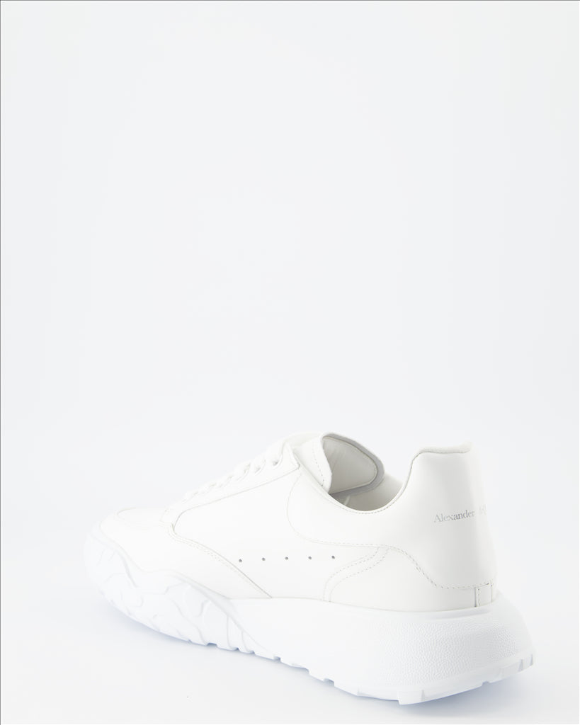 Sneaker Baskets Court Trainer Alexander McQueen Weiß Homme