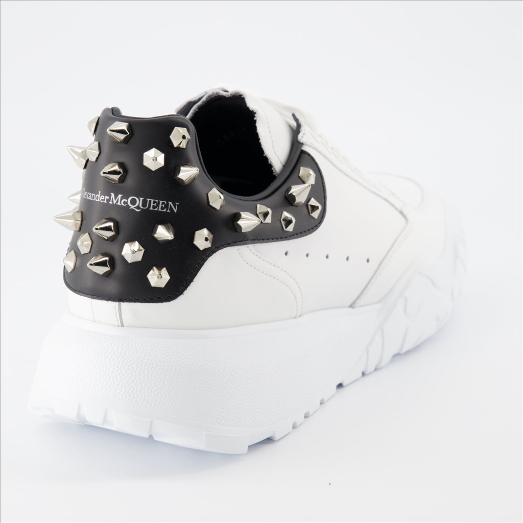 Sneaker Baskets Court Trainer Alexander McQueen Weiß Homme