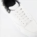 Sneakers Baskets Court Trainer Alexander McQueen Bianco Homme