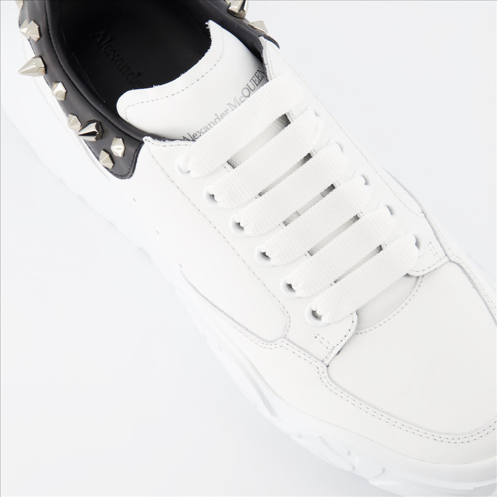 Sneaker Baskets Court Trainer Alexander McQueen Weiß Homme