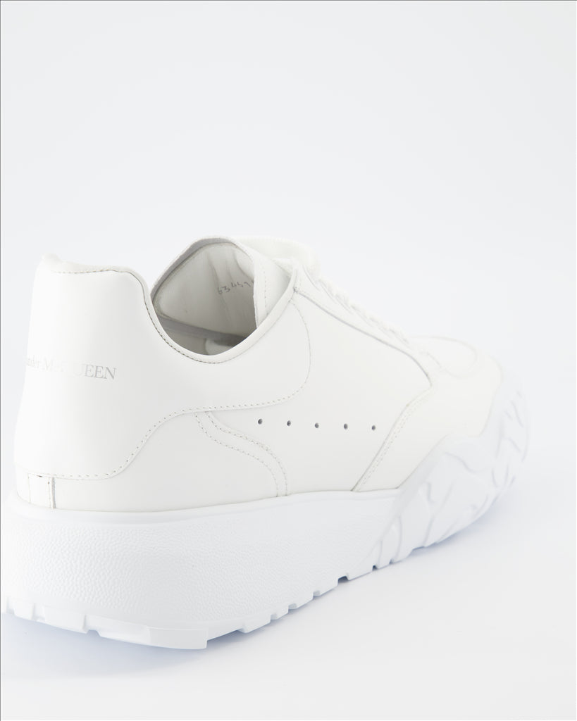 Sneaker Baskets Court Trainer Alexander McQueen Weiß Homme