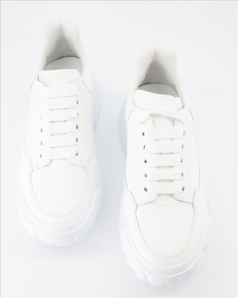 Sneaker Baskets Court Trainer Alexander McQueen Weiß Homme