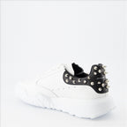 Sneakers Baskets Court Trainer Alexander McQueen Bianco Homme