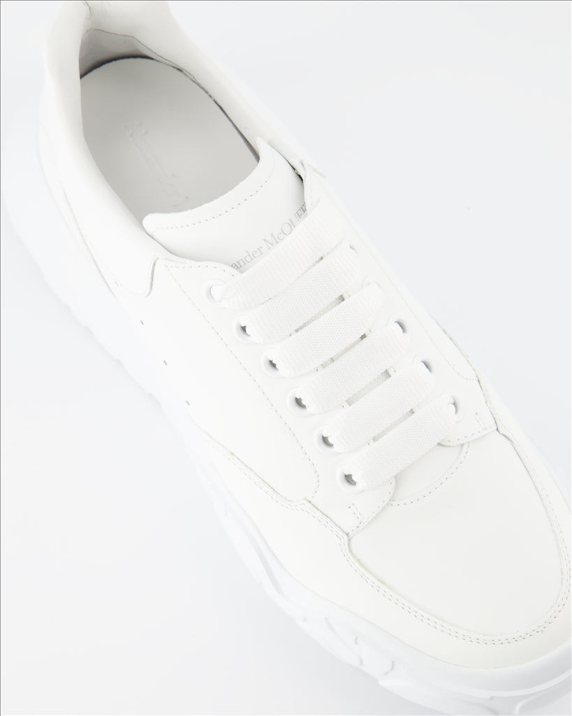 Sneaker Baskets Court Trainer Alexander McQueen Weiß Homme