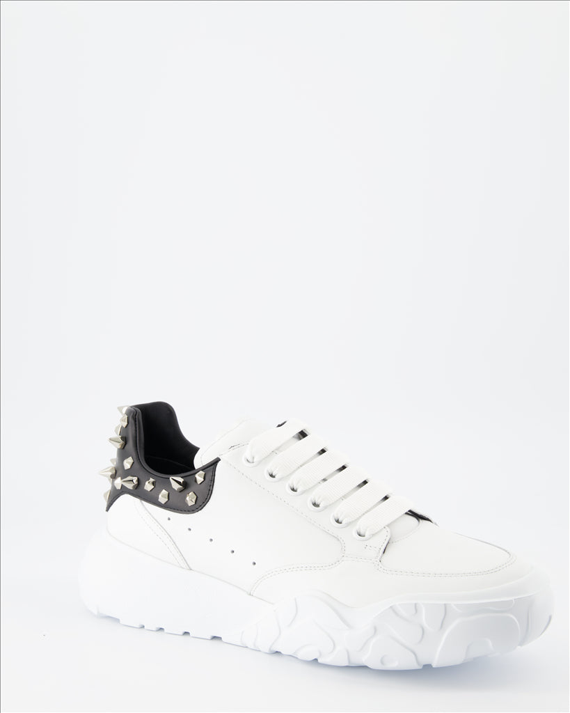 Sneaker Baskets Court Trainer Alexander McQueen Weiß Homme