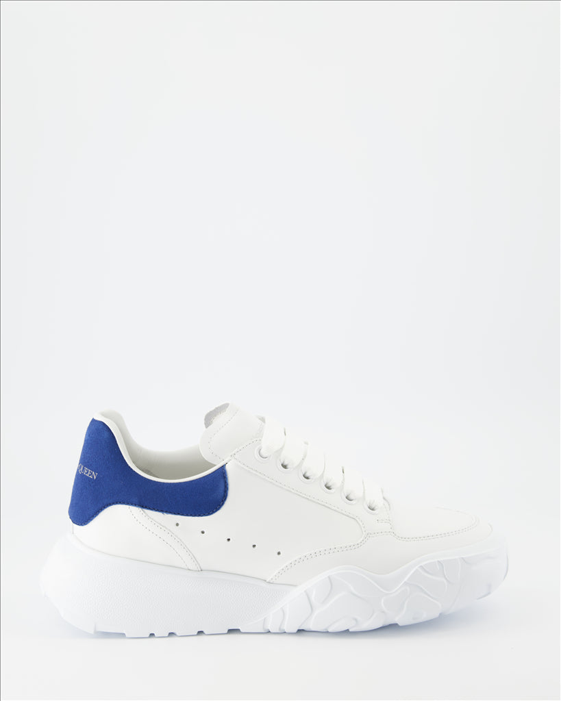 Sneaker Baskets Court Trainer Alexander McQueen Blau Homme