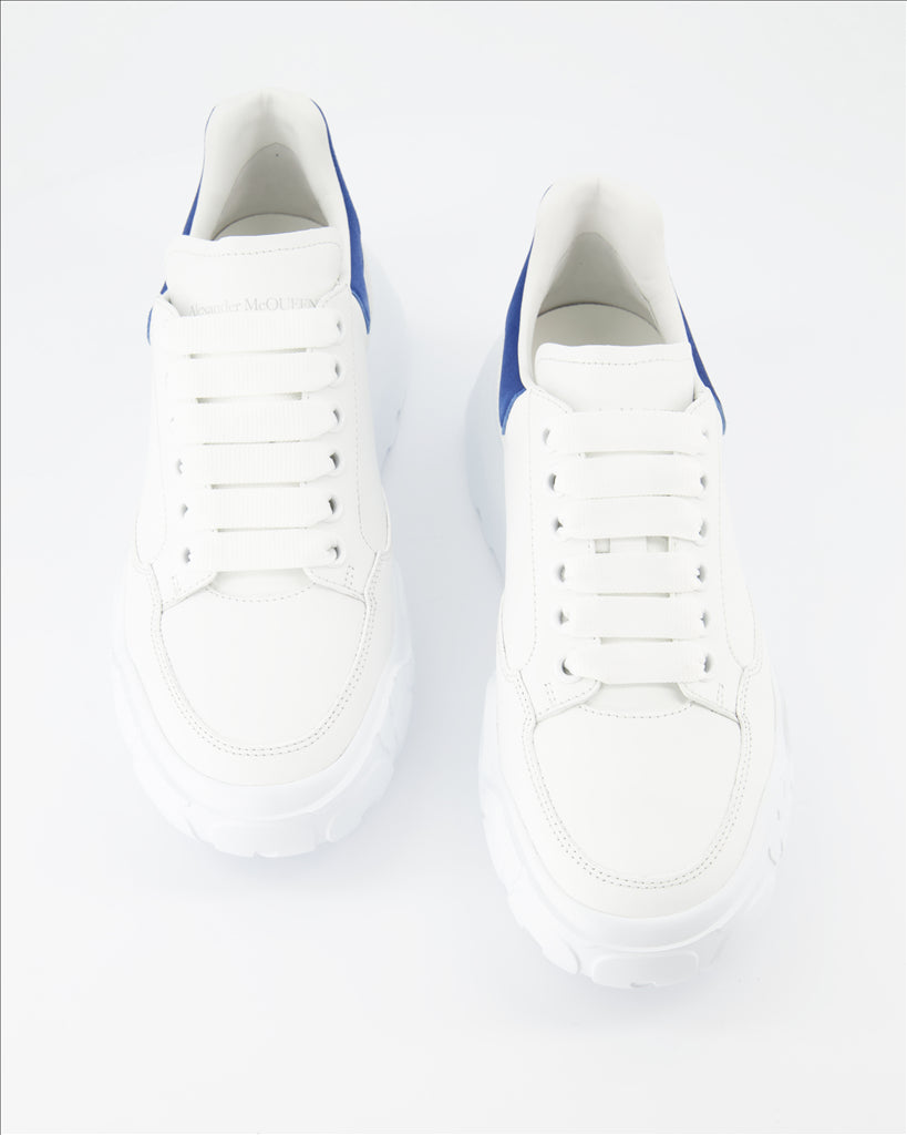 Sneaker Baskets Court Trainer Alexander McQueen Blau Homme