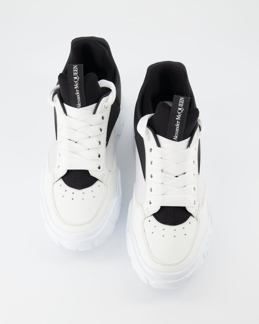 Tênis Baskets Court Trainer Alexander McQueen Branco Homme
