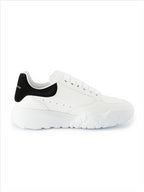 Sneaker Baskets Court Trainer Alexander McQueen Negro Femme