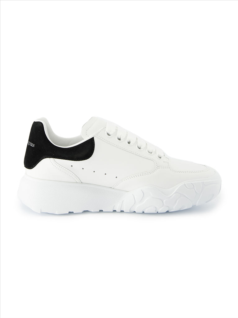 Sneaker Baskets Court Trainer Alexander McQueen Schwarz Femme